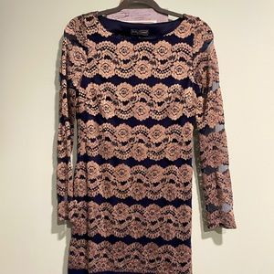 Brand: Jessica Howard, color: blue and gold, size: 10. Worn once.